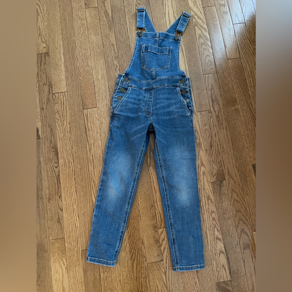 J. Crew girls size 8 denim overalls